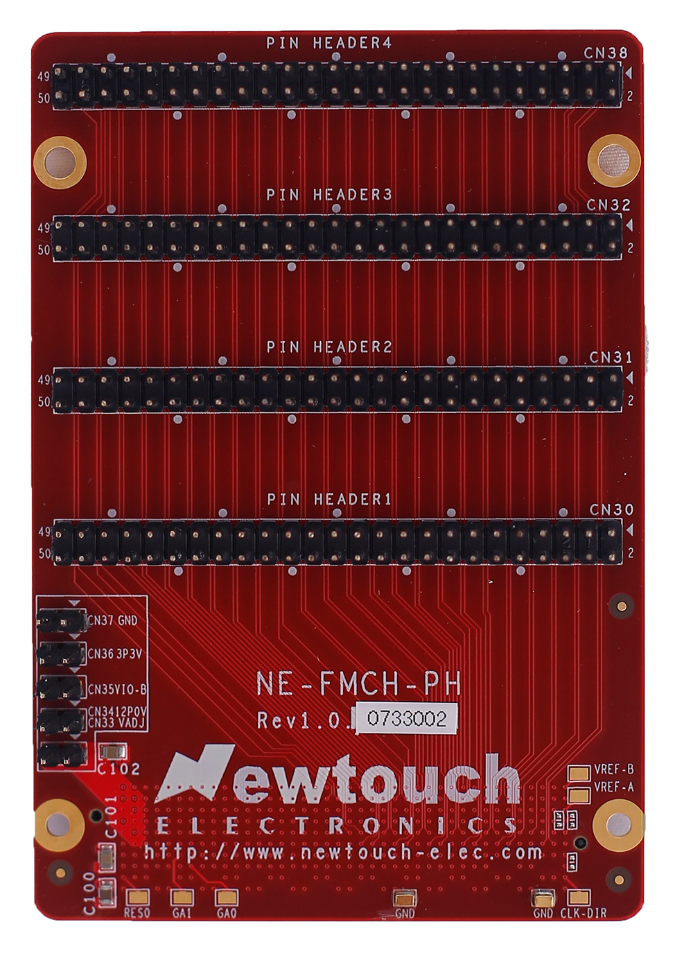 ピンヘッダ FMCカード 製品外観 表面