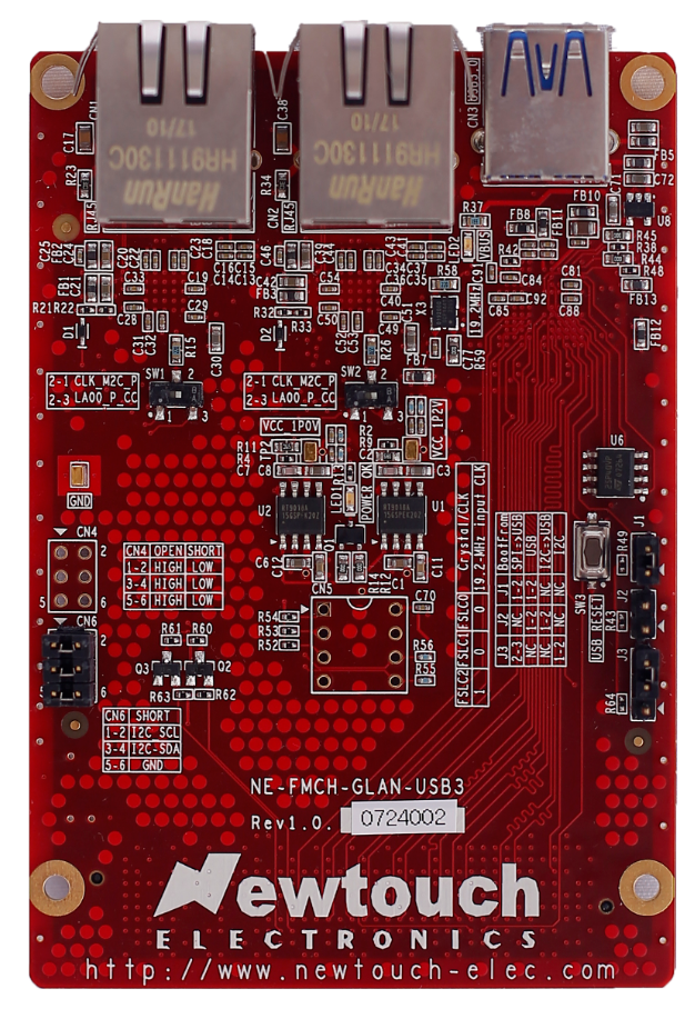 Gigabit Ethernet & USB3.0 FMCカード 製品外観