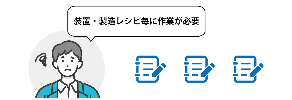 課題2. レシピ（製造条件）単位で作成