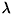 $\lambda$