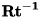 $\bf{Rt}^{-1}$