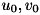 $u_0, v_0$