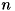 $ \bm{n} $