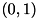 $ (0, 1) $