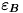$ \varepsilon _{B} $