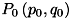 $P_{0}\left(p_{0},q_{0}\right)$
