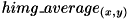 $ himg\_average_{(x,y)} $