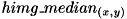 $ himg\_median_{(x,y)} $