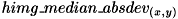 $ himg\_median\_absdev_{(x,y)} $