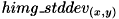 $ himg\_stddev_{(x,y)} $