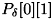 $ P_{\delta}[0][1] $